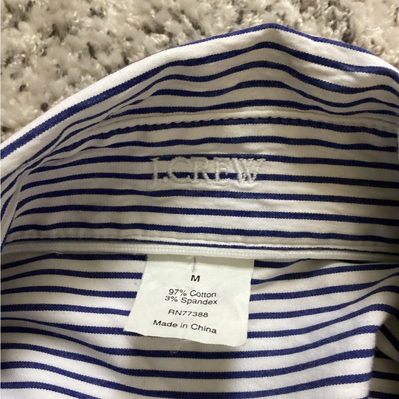 J.Crew Women’s Button Down Striped Blouse - Picture 3 of 6